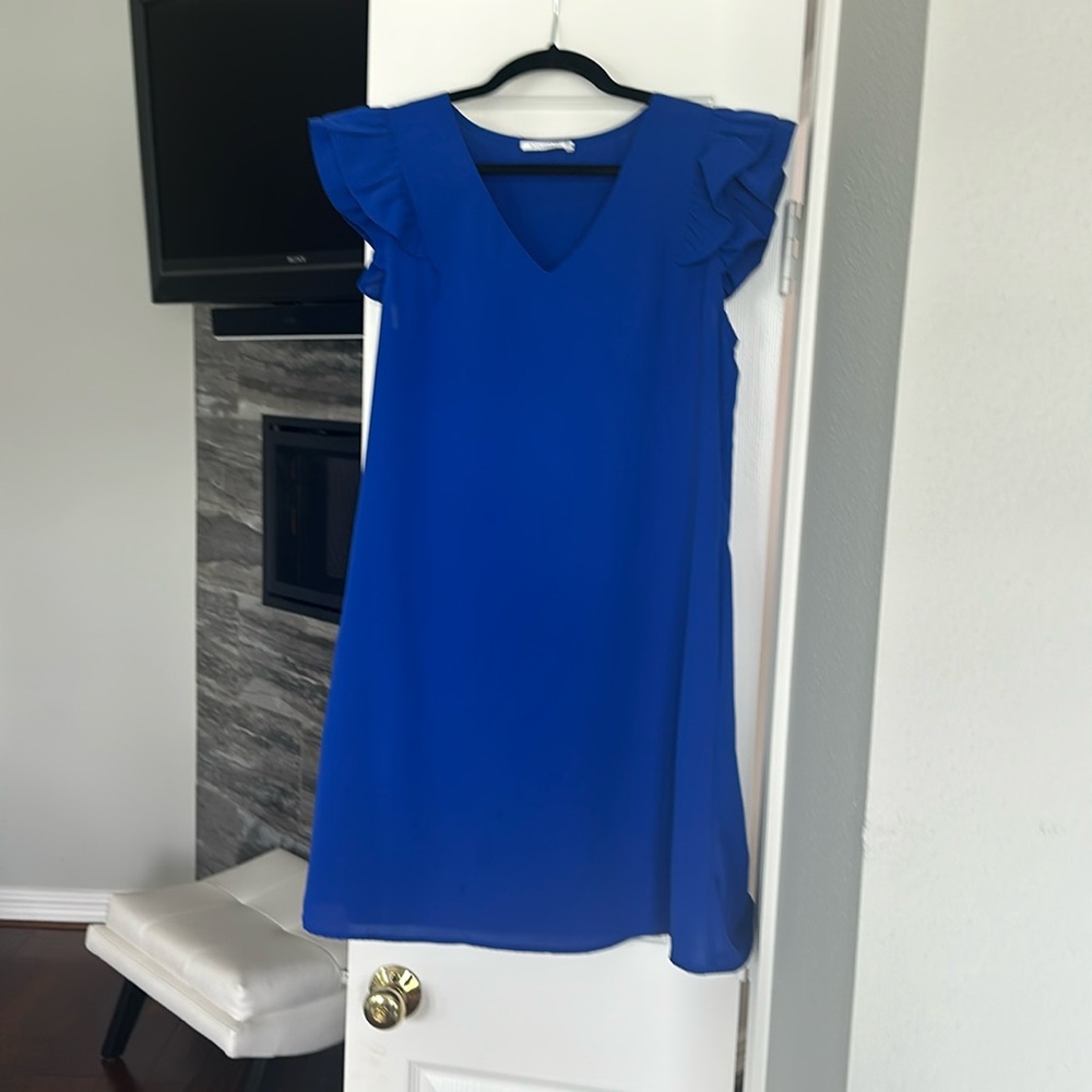 Blue swing dress